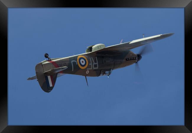 Hawker Hurricane LF363 Framed Print by J Biggadike