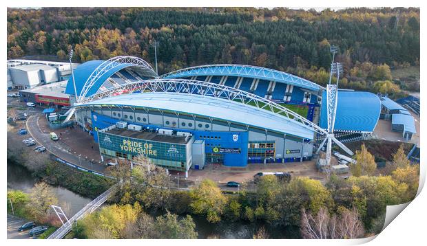 John Smiths Stadium Huddersfield Print by Apollo Aerial Photography