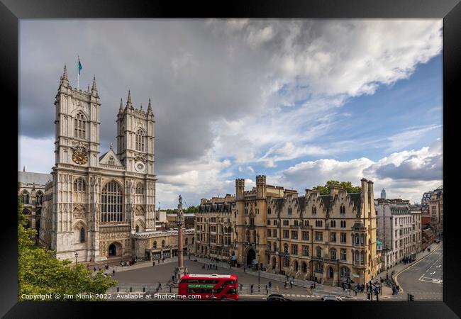 Westminster Abbey,  London Framed Print by Jim Monk