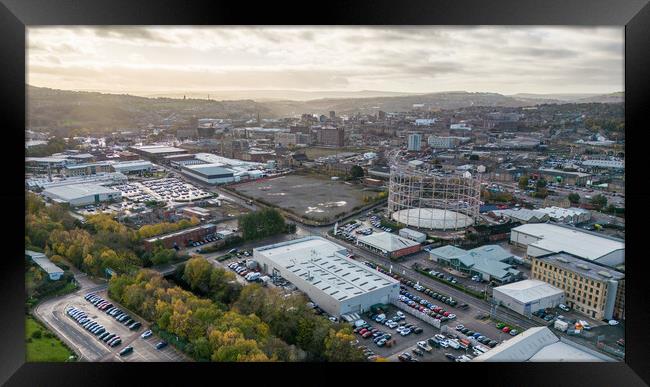Huddersfield Views Framed Print by Apollo Aerial Photography