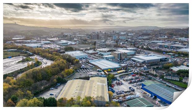 Huddersfield Panorama Print by Apollo Aerial Photography