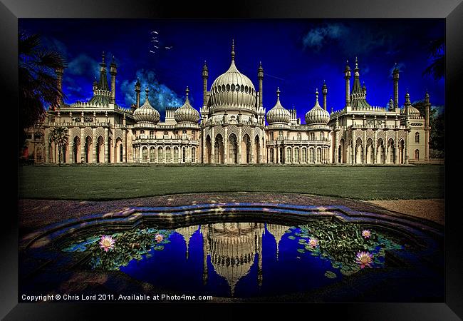 Brighton's Royal Pavilion Framed Print by Chris Lord