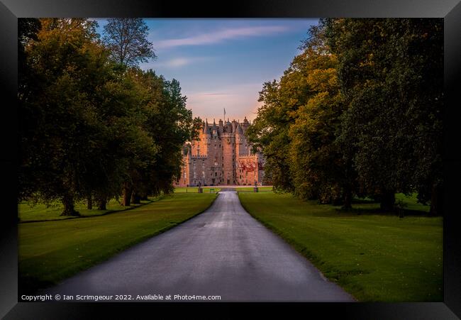 Glamis Castle Framed Print by Ian Scrimgeour