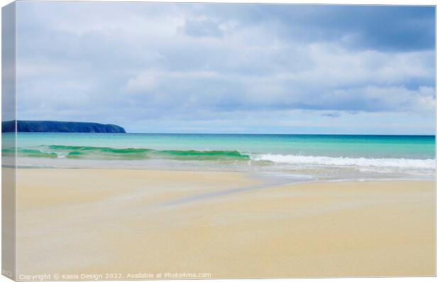 The Minch from Traigh Mhor, Tolsta, Isle of Lewis Canvas Print by Kasia Design