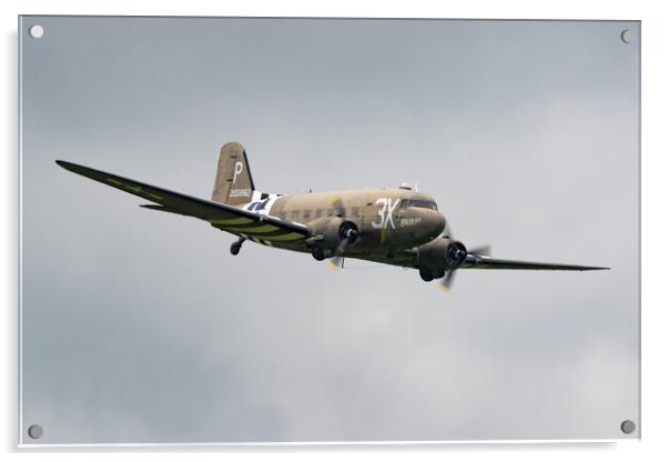 Douglas C-47 Skytrain Acrylic by J Biggadike