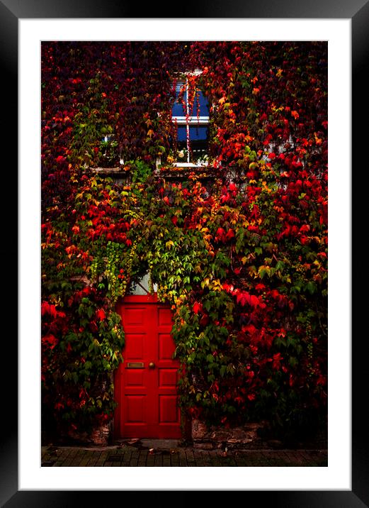 Dartmouth Door Way, Devon Framed Mounted Print by Maggie McCall