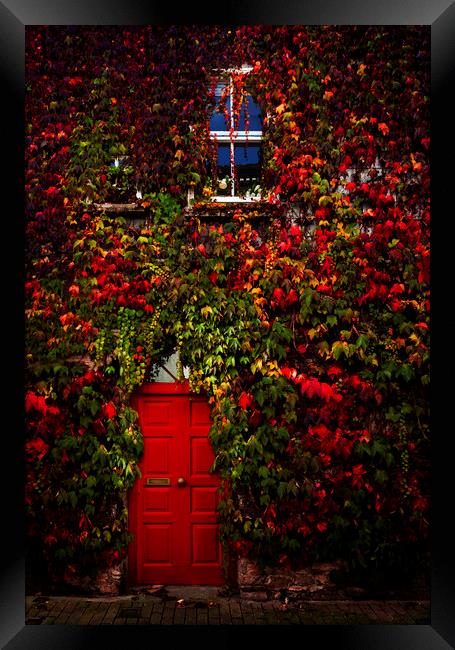 Dartmouth Door Way, Devon Framed Print by Maggie McCall
