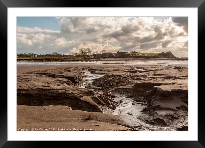 The Shore, Bolton- le- Sands Framed Mounted Print by Liz Withey