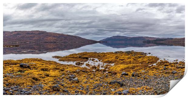 Majestic Loch Sunart Print by James Marsden