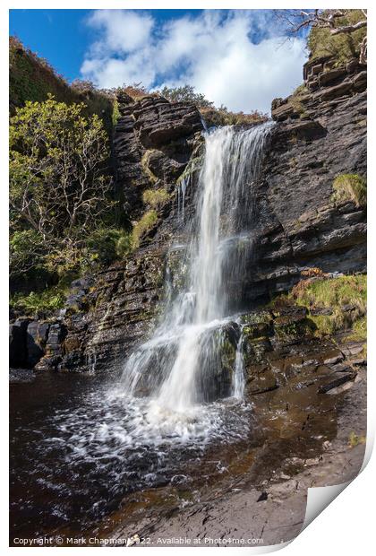 Boreraig waterfall, Isle of Skye Print by Photimageon UK