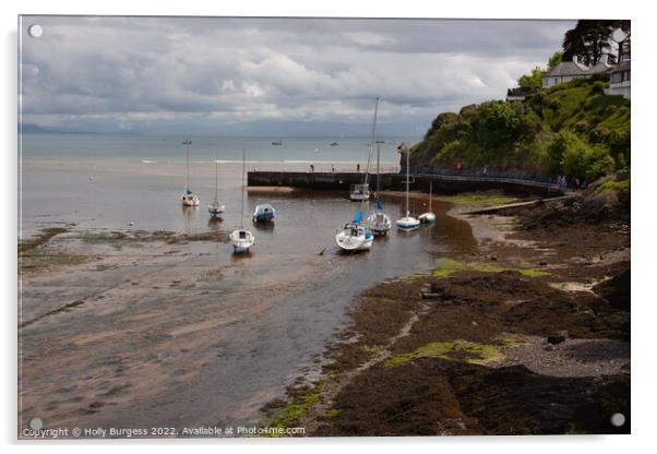 Splendour of Abersoch: Coastal Welsh Charm Acrylic by Holly Burgess