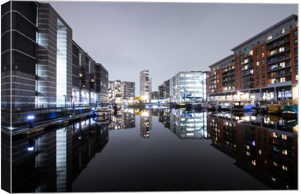 Leeds Dock Canvas Print by Apollo Aerial Photography
