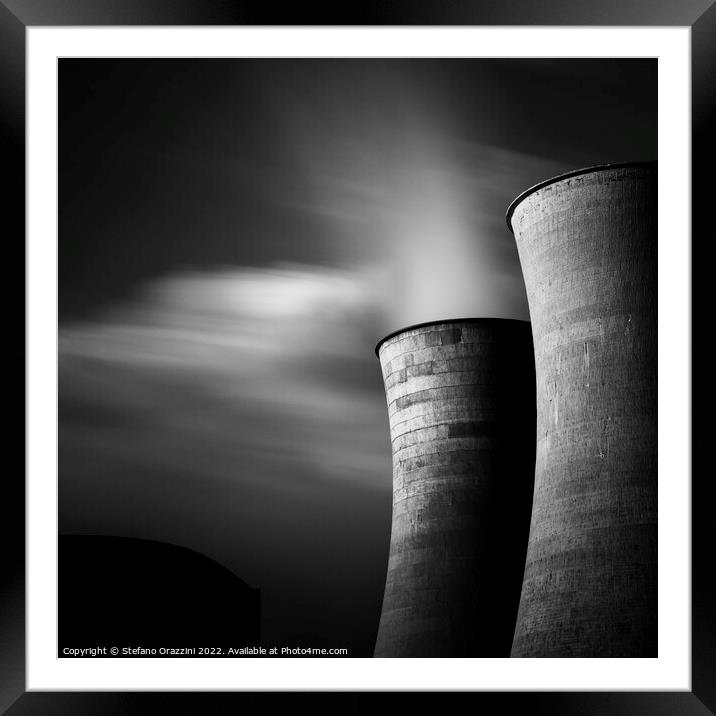 Geothermal Power, Study I Framed Mounted Print by Stefano Orazzini