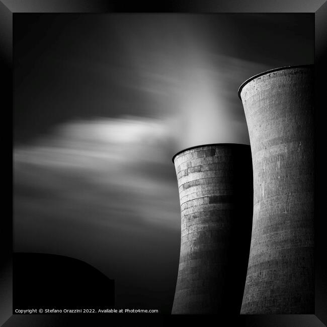Geothermal Power, Study I Framed Print by Stefano Orazzini