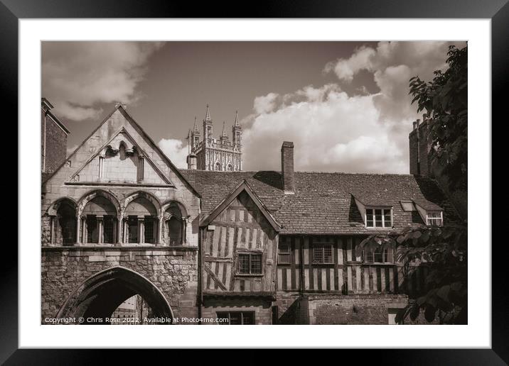  St Marys Gate, Gloucester, UK Framed Mounted Print by Chris Rose