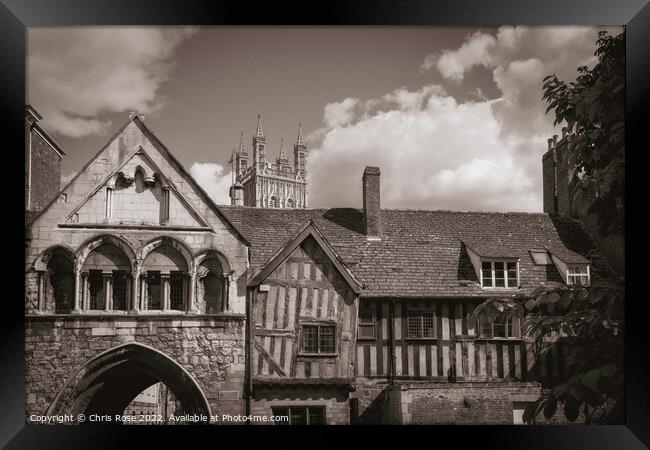  St Marys Gate, Gloucester, UK Framed Print by Chris Rose