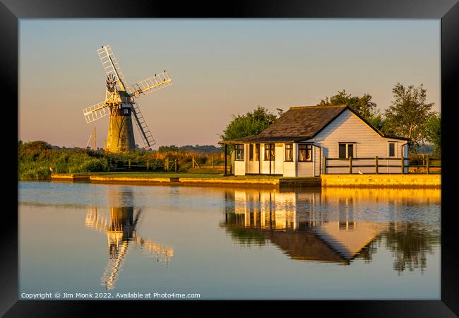 St Benet's Level Drainage Mill Framed Print by Jim Monk