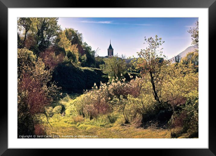 The Senfores bell tower - CR2211-8266-ABS Framed Mounted Print by Jordi Carrio