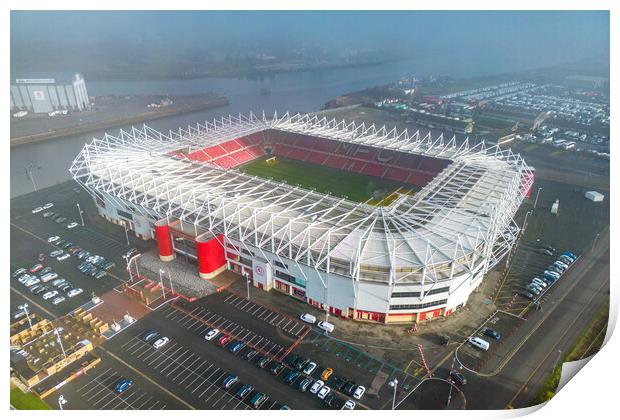 The Riverside Stadium Print by Apollo Aerial Photography