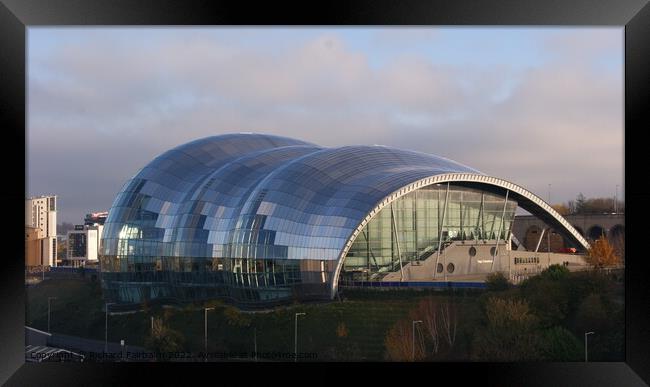 Sage Gateshead Framed Print by Richard Fairbairn