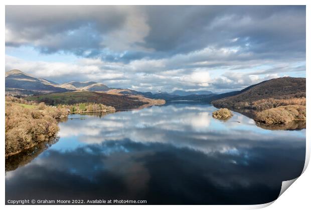 Coniston looking north Print by Graham Moore