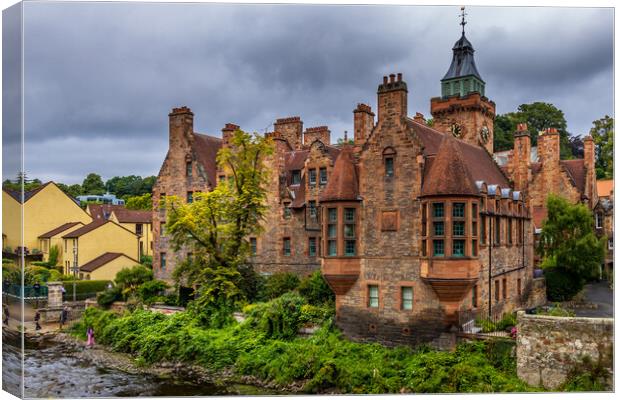 Dean Village Edinburgh Canvas Print by chris smith