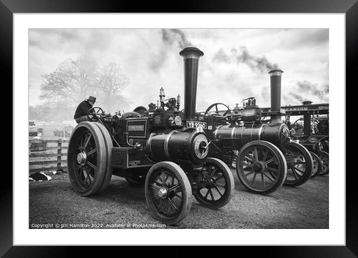 Mighty Machinery at Its Best Framed Mounted Print by jim Hamilton