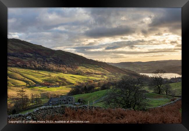 Windermere from The Struggle Framed Print by Graham Moore