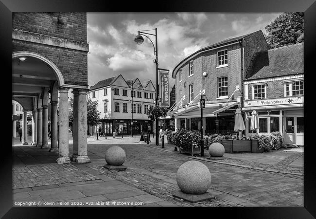 High Street/ Church Street, High Wycombe, Framed Print by Kevin Hellon