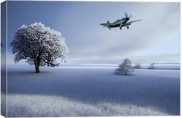Winter Ops Continue Canvas Print by J Biggadike