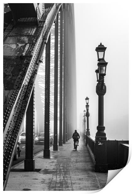 Tyne Bridge Print by Apollo Aerial Photography
