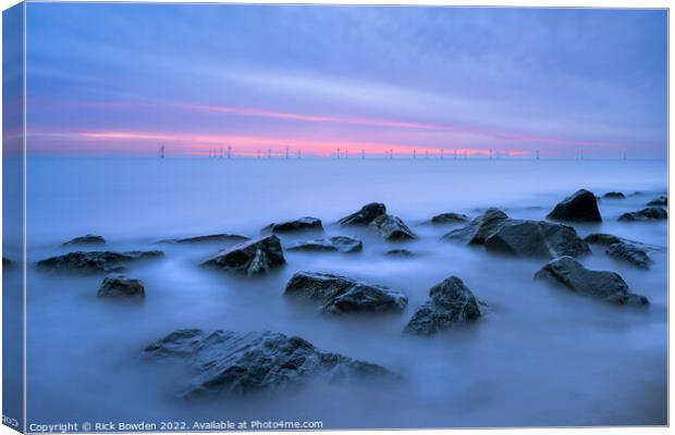 Caister Blue Canvas Print by Rick Bowden