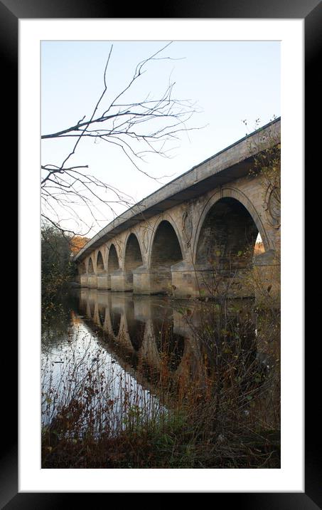 Bridge Over The Tyne Framed Mounted Print by Richard Fairbairn