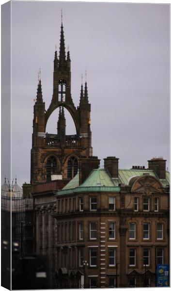 Cathedral Spire Canvas Print by Richard Fairbairn