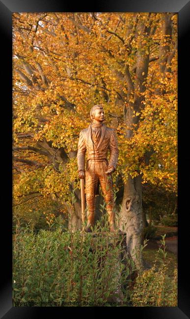 Wharton Statue Framed Print by Richard Fairbairn