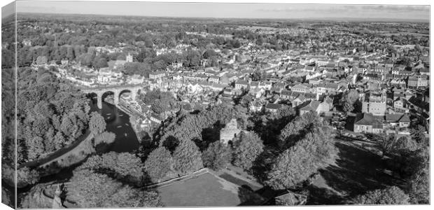 Knaresborough From The Air Canvas Print by Apollo Aerial Photography