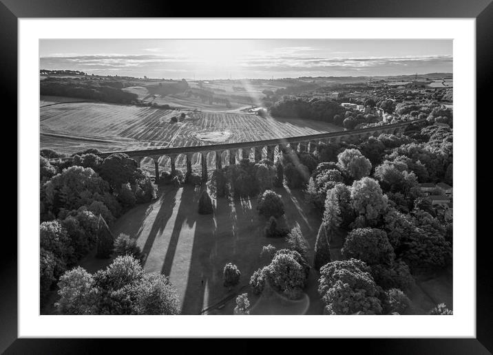 Penistone Viaduct Framed Mounted Print by Apollo Aerial Photography