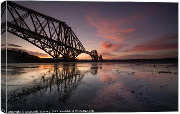 Forth Bridge Canvas Print by Scotland's Scenery