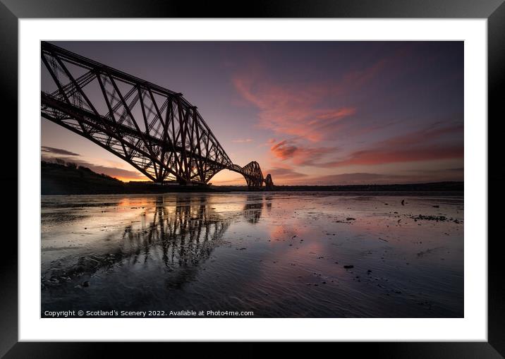 Forth Bridge Framed Mounted Print by Scotland's Scenery