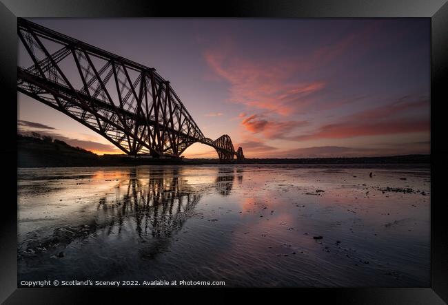 Forth Bridge Framed Print by Scotland's Scenery
