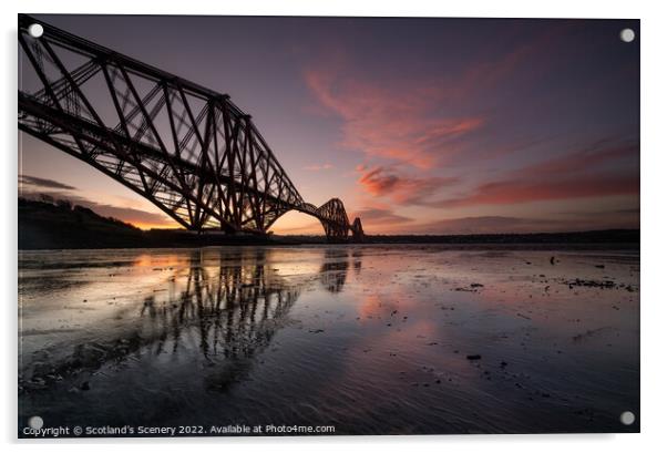 Forth Bridge Acrylic by Scotland's Scenery