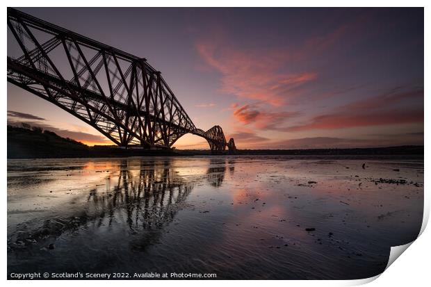 Forth Bridge Print by Scotland's Scenery