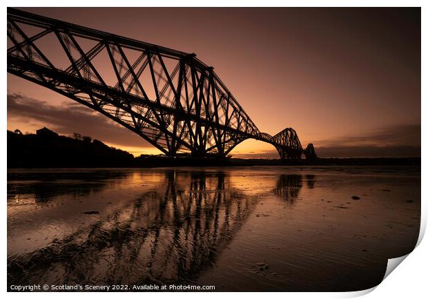 Forth Rail Bridge scotland. Print by Scotland's Scenery