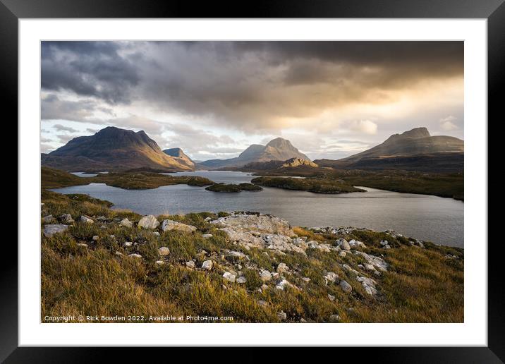 Majestic Scottish Highlands Framed Mounted Print by Rick Bowden
