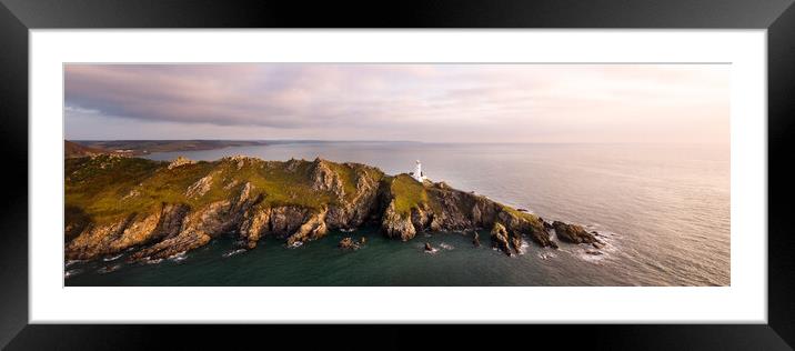 Start Point Lighthouse Sunrise Devon Coast Framed Mounted Print by Sonny Ryse