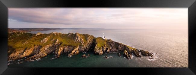 Start Point Lighthouse Sunrise Devon Coast Framed Print by Sonny Ryse