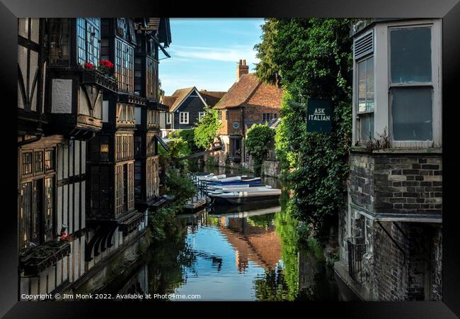 Old Weavers House, Canterbury Framed Print by Jim Monk