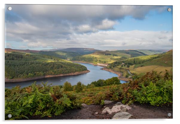 Ladybower & Derwent Valley Acrylic by Apollo Aerial Photography