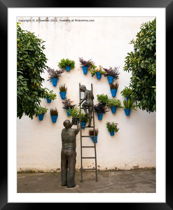 Wall art in Cordoba Framed Mounted Print by Jo Sowden