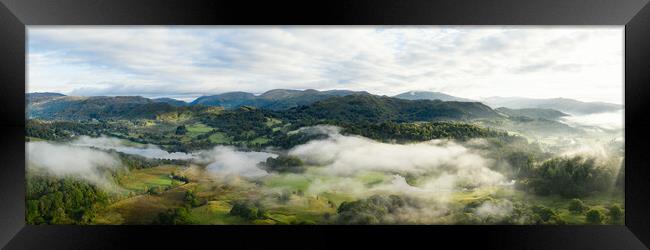 Lake District cloud inversion Framed Print by Sonny Ryse